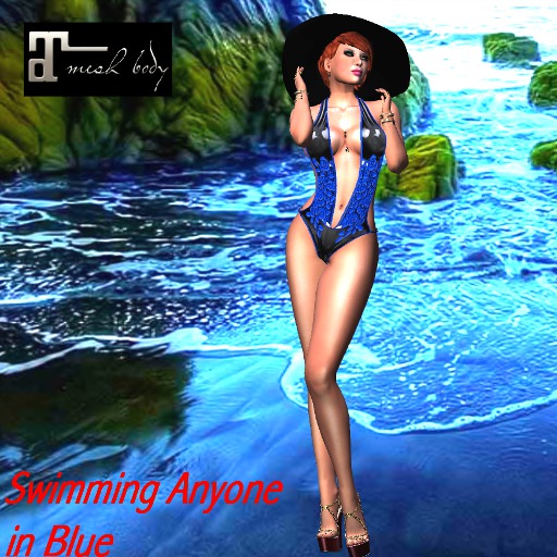 Swimming Anyone in Blue
