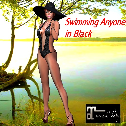 Swimming Anyone in Black