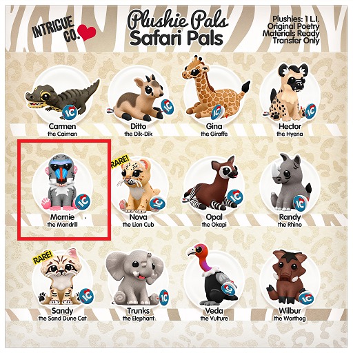 Intrigue Co. - Plushie Pals: Marnie the Mandrill