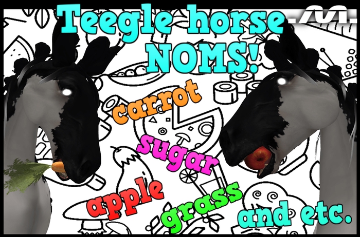 .M.Teegle horse noms and food!