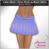 *Awesome Designs Cute Skirt In Baby Blue