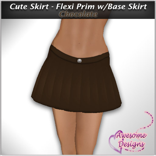 *Awesome Designs Cute Skirt In Chocolate