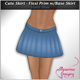 *Awesome Designs Cute Skirt In Slate Blue