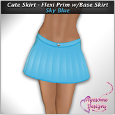 *Awesome Designs Cute Skirt In Sky Blue