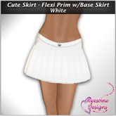 *Awesome Designs Cute Skirt In White