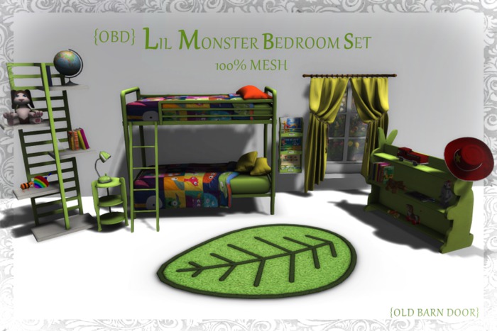 {OBD} LIL MONSTER BEDROOM SET