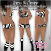 *Awesome Designs Sexy Referee Costume