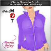 *Awesome Designs Classy Blouse In Purple