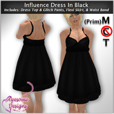 *Awesome Designs Influence Dress In Black