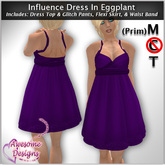 *Awesome Designs Influence Dress In Eggplant