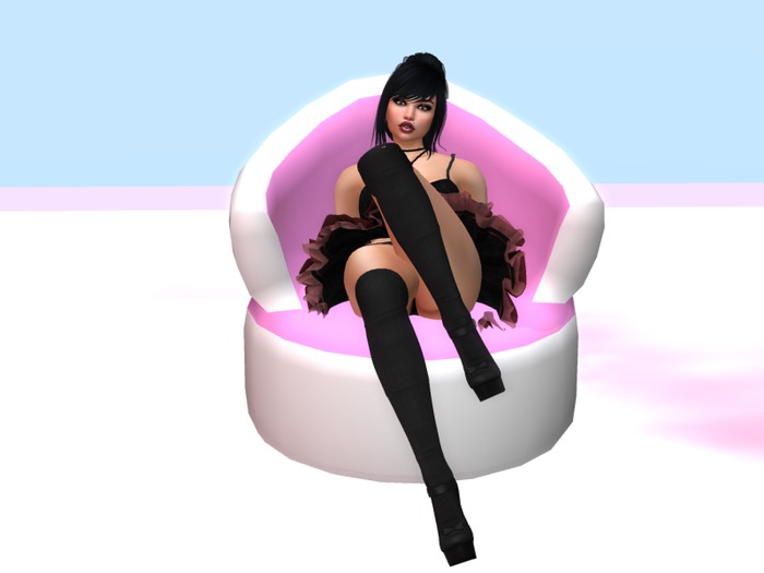 MagDilly, Inflatable Chair (Pink)