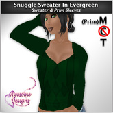 *Awesome Designs Snuggle Sweater In Evergreen