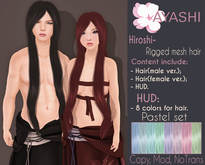 [^.^Ayashi^.^] Hiroshi hair-Pastel set