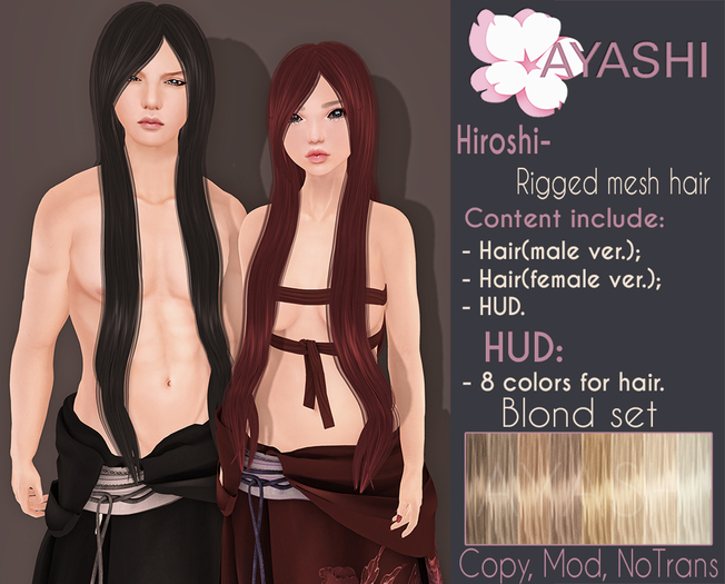 [^.^Ayashi^.^] Hiroshi hair-Blond set