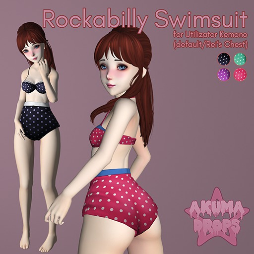 Rockabilly Swimsuit for Utilizator Kemono