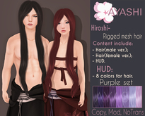 [^.^Ayashi^.^] Hiroshi hair-Purple set