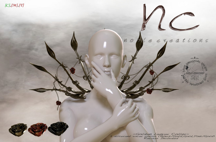 [NC] - Golden Leaves Collar - (WEAR ME!)