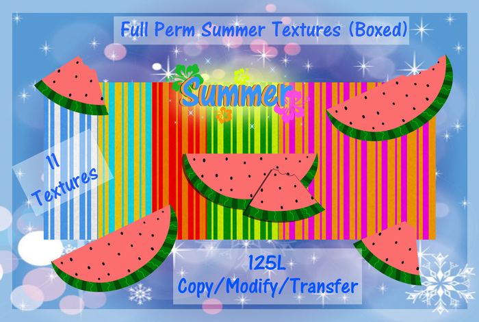 Full perm Summer Textures (Boxed)
