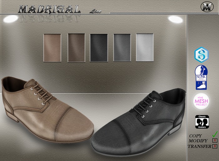 MADRIGAL:.Male Formal Shoes DEMO
