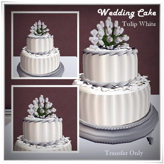 Absolut white cake tulip