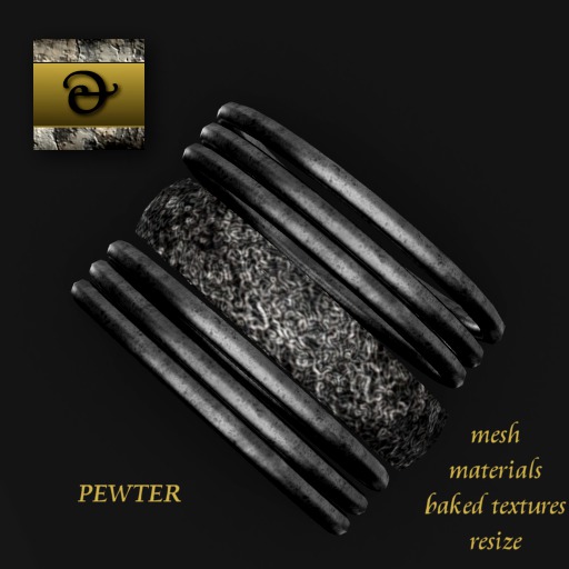 Tripple Bangles Pewter