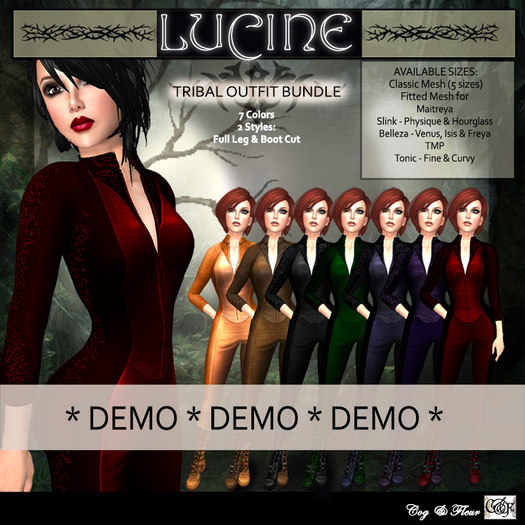 C&F Lucine Tribal Outfit Bundle DEMO