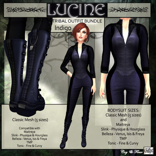 C&F Lucine Tribal Outfit Bundle - INDIGO