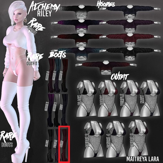 Foxes - Riley - Lara - Boots - Berry