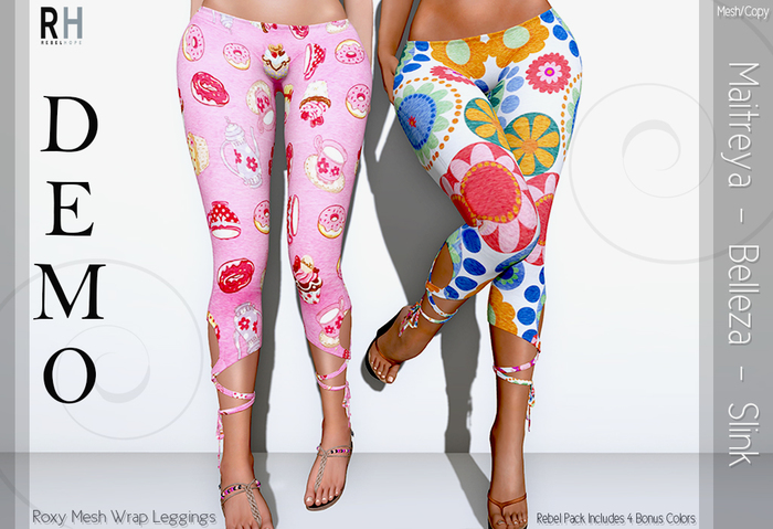 !Rebel Hope - Roxy Mesh Leggings  DEMO