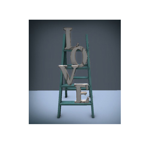 Mirage'd Green Orange Love Ladder