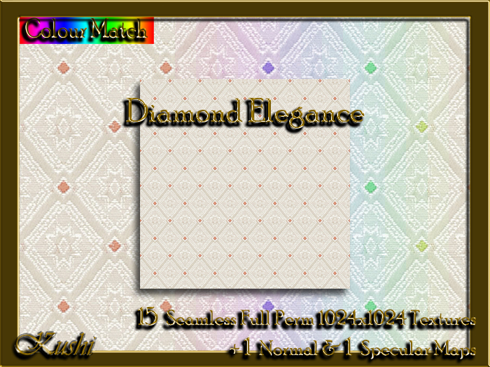 !Kushi! DiamondElegance Textures -WEAR TO UNPACK