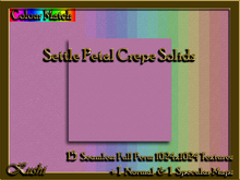 Settle Petal Crepe Solids Textures 