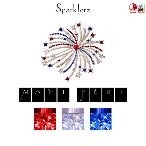 ~Mani Pedi~ Sparklerz Polish - Slink HUD