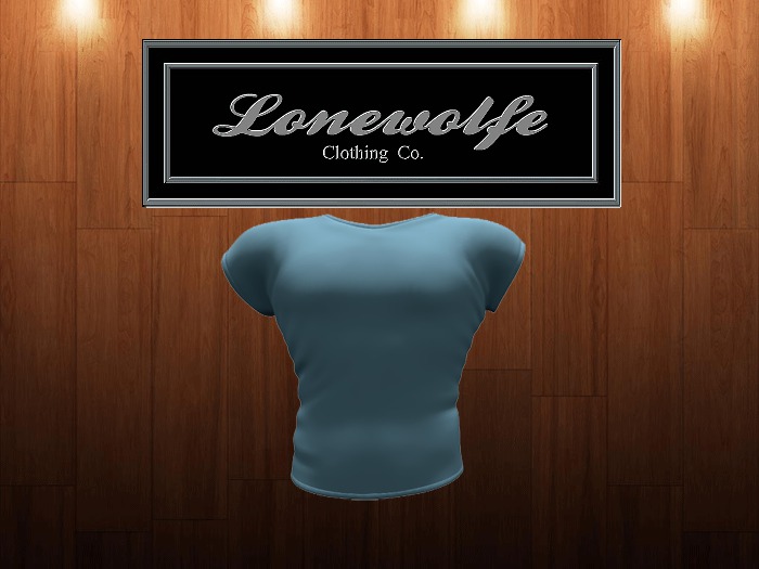 LWC Light Blue SS Tee TMP Version Bagged