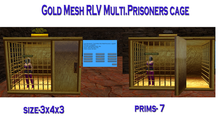 RLV Multi Prisoners Cage Golden