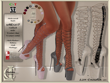 .:LC:. Varsity ~Knee High Platform Boots FatPack [box]