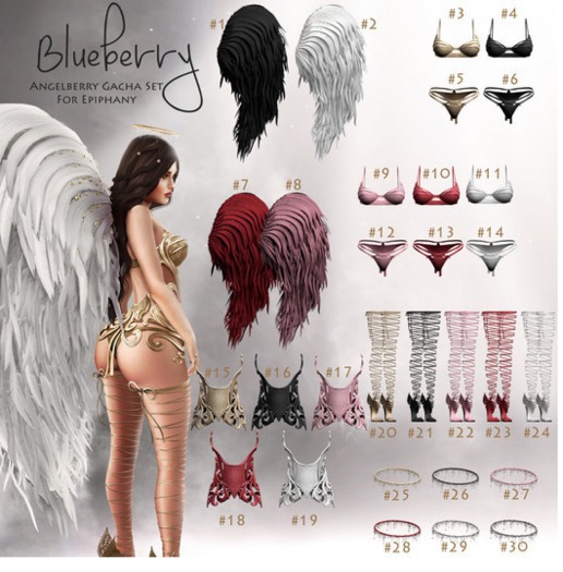 #6 Blueberry - Angelberry - RARE - Panties - Slayer *Maitreya*