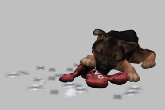 JIAN Scruffy Shepherda 15 Toy Destroyer