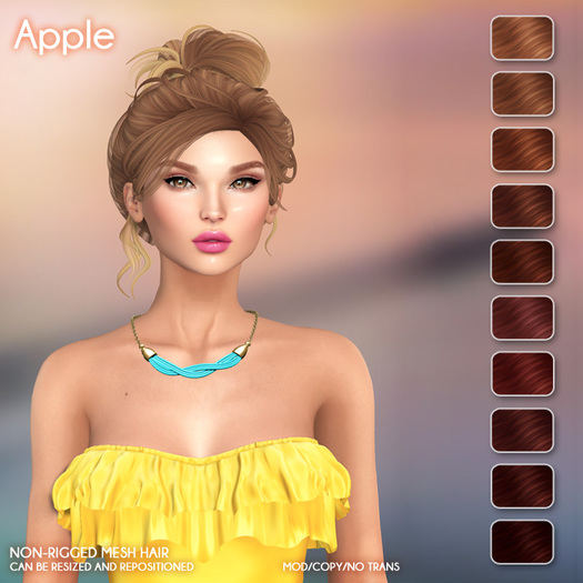 /Wasabi Pills/ Apple Mesh Hair - Reds