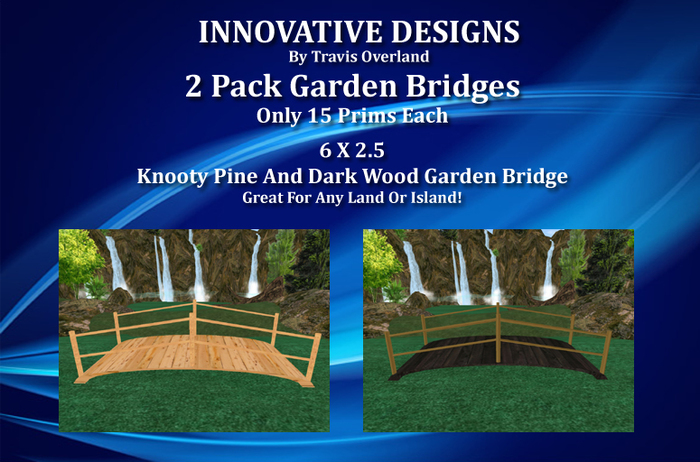 2 Pack Garden Bridges