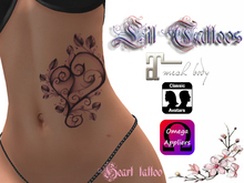 ★ LIL TATS ★ TATTOO HEART BELLY BOM