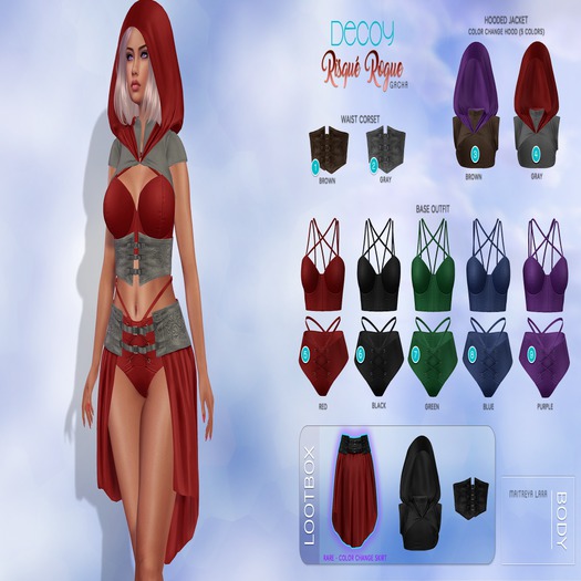 Decoy - Risque Rogue Gacha: #8 Outfit Blue