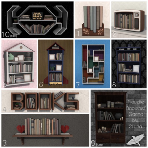 Alouette - 8Bit Heart Bookshelf (#3) (Boxed)