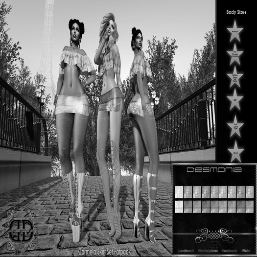 -Desmonia- Carmela Skirt Set Demo (Wear Me)