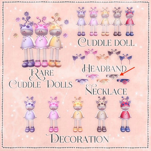 * So Cute doll * Cuddle Dolls RARE