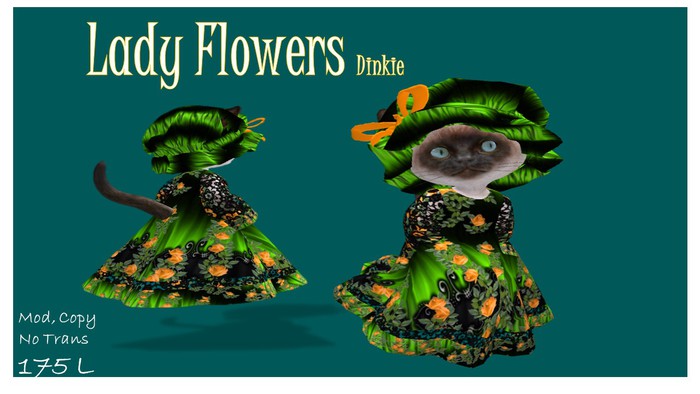 Lady Flowers Dinkie Box