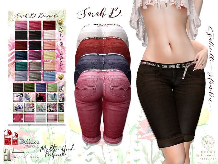 .::Pretty Demo Sarah B. Bermuda Shorts::.