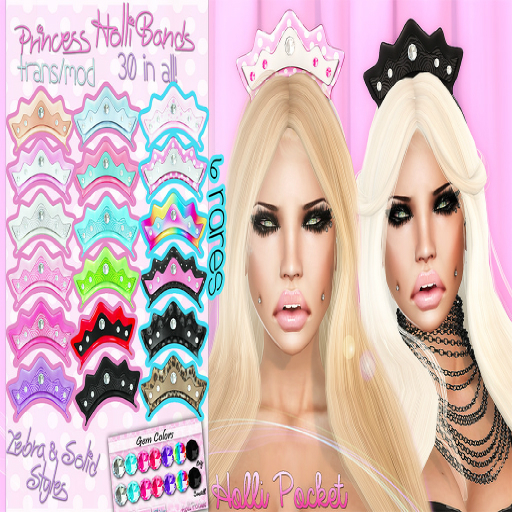 *HolliPocket* Princess Holli Band-Rainbow RARE