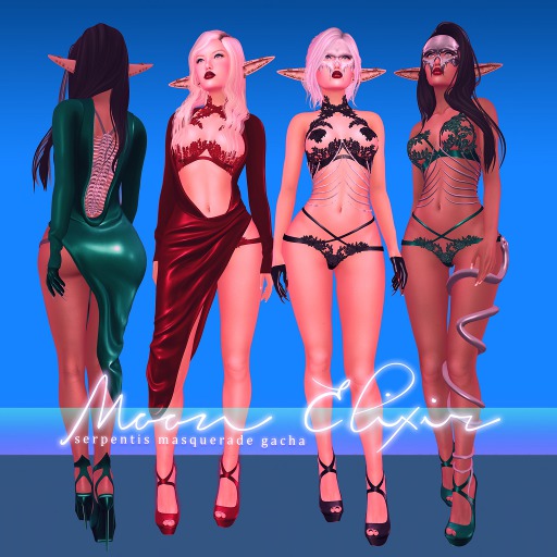 Moon Elixir - Serpentis Masquerade - 5 - Lara - Ruby Gown