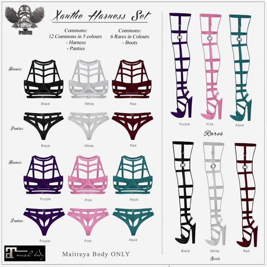 [The Forge] Xanthe Boots, Red RARE